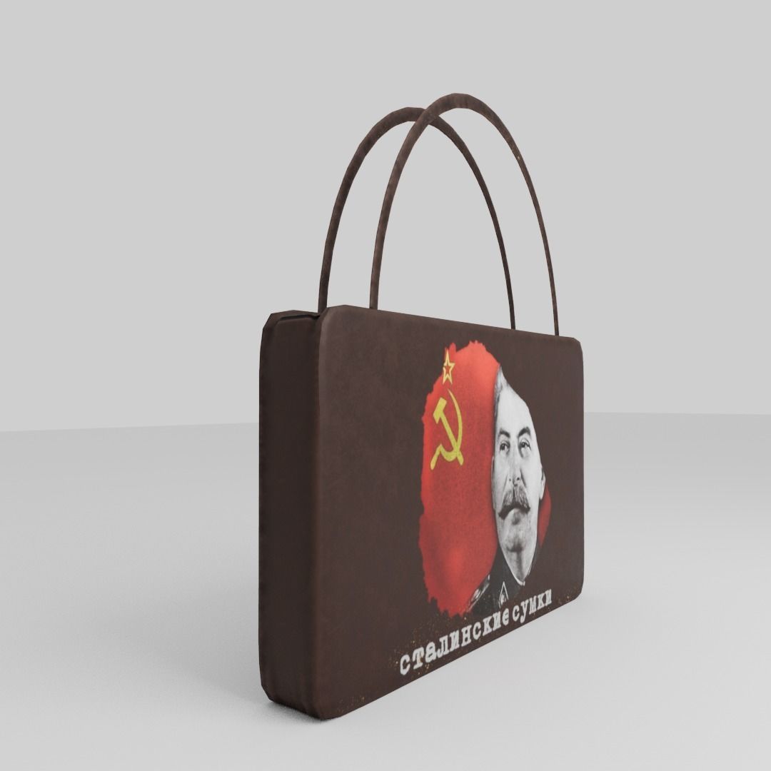 Joseph Stalin hand bag 3D model_7