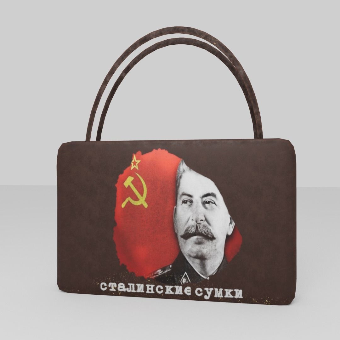 Joseph Stalin hand bag 3D model_3