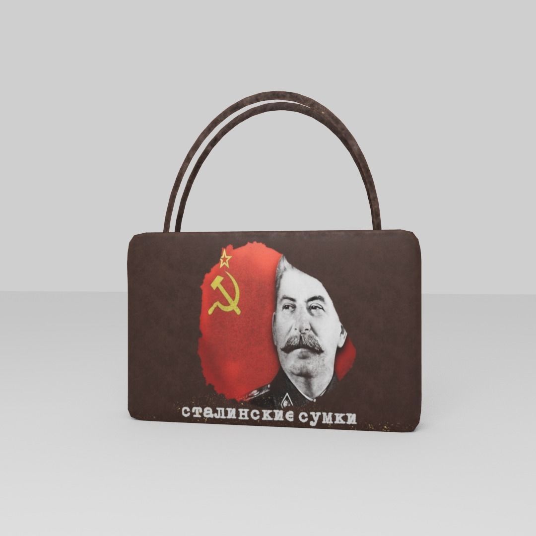 Joseph Stalin hand bag 3D model_2