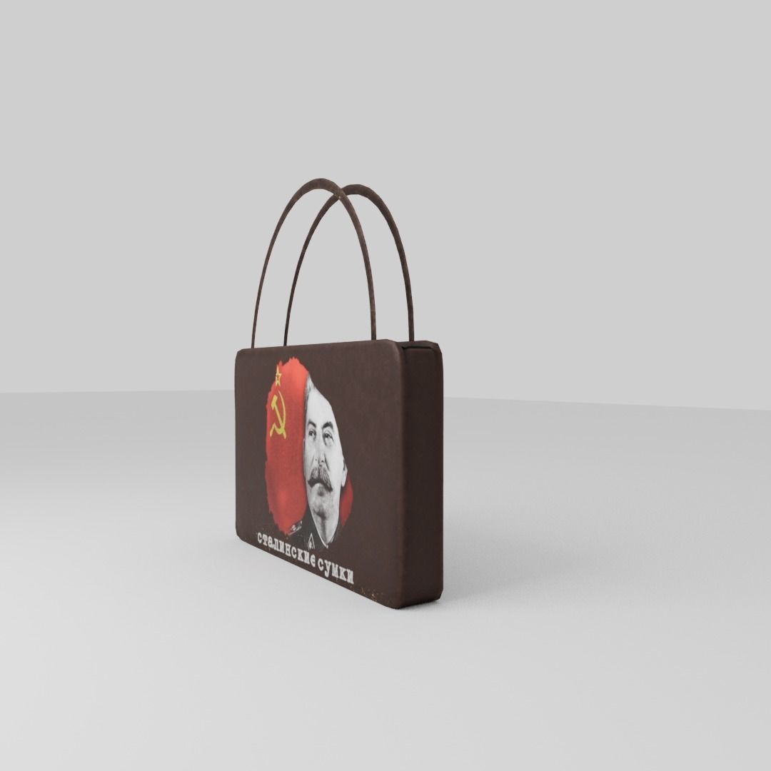 Joseph Stalin hand bag 3D model_5