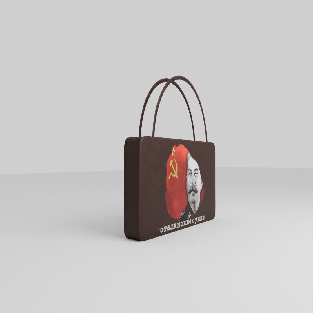 Joseph Stalin hand bag 3D model_6