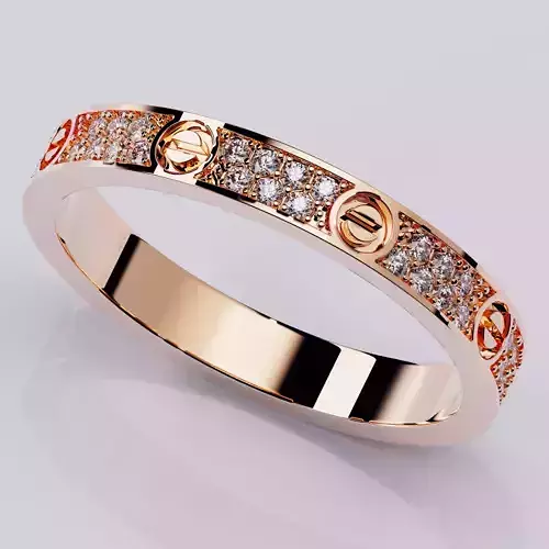 Wedding rings Love Collection All Sizes Small Model