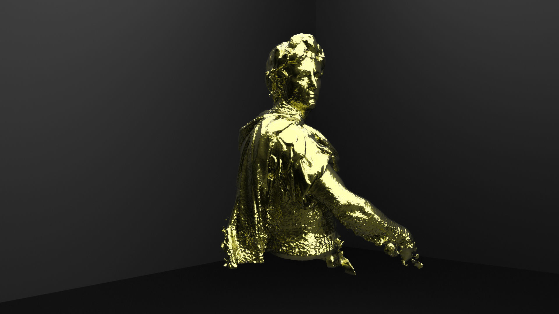 Caius Julius Caesar bust 3D model_1