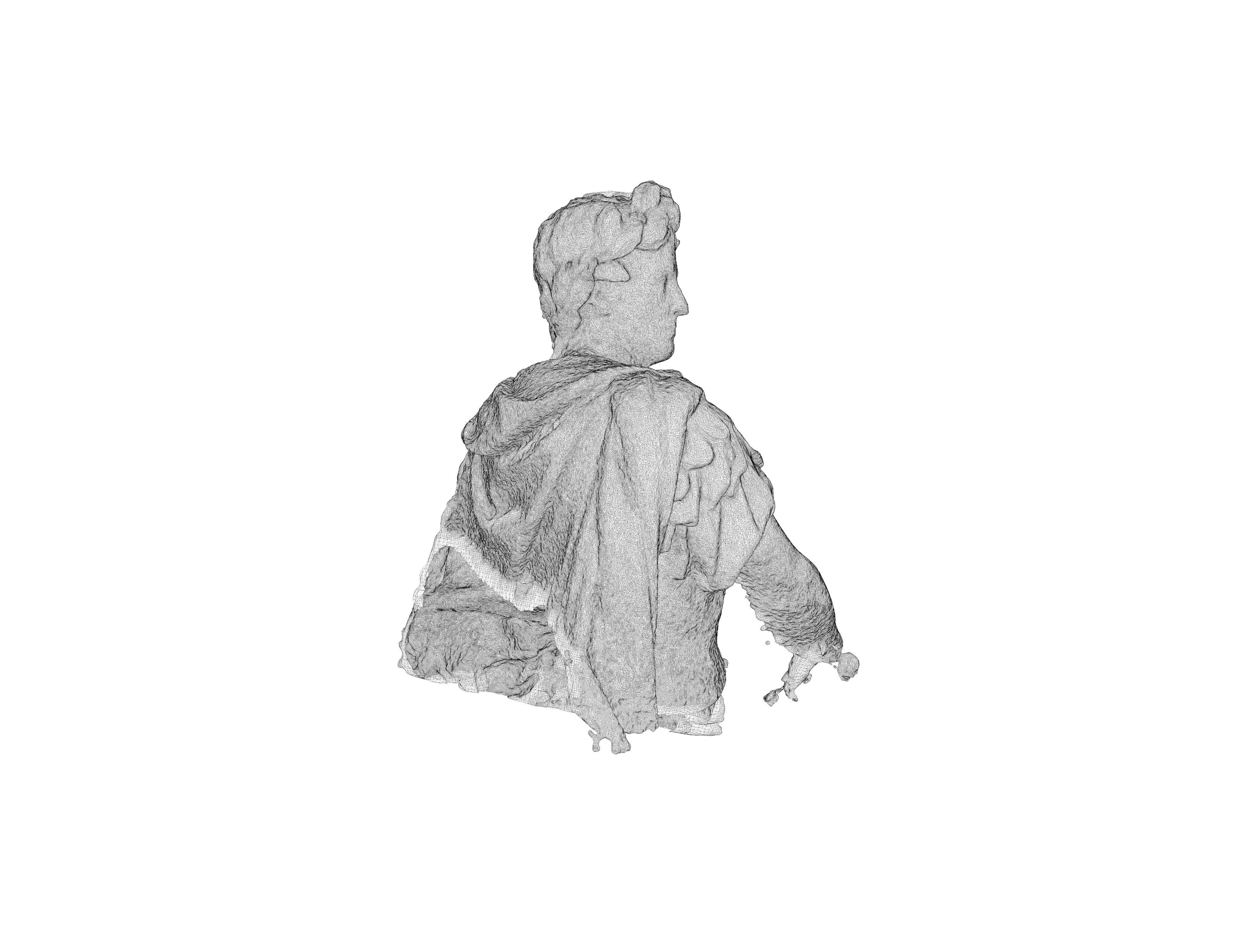 Caius Julius Caesar bust 3D model_11