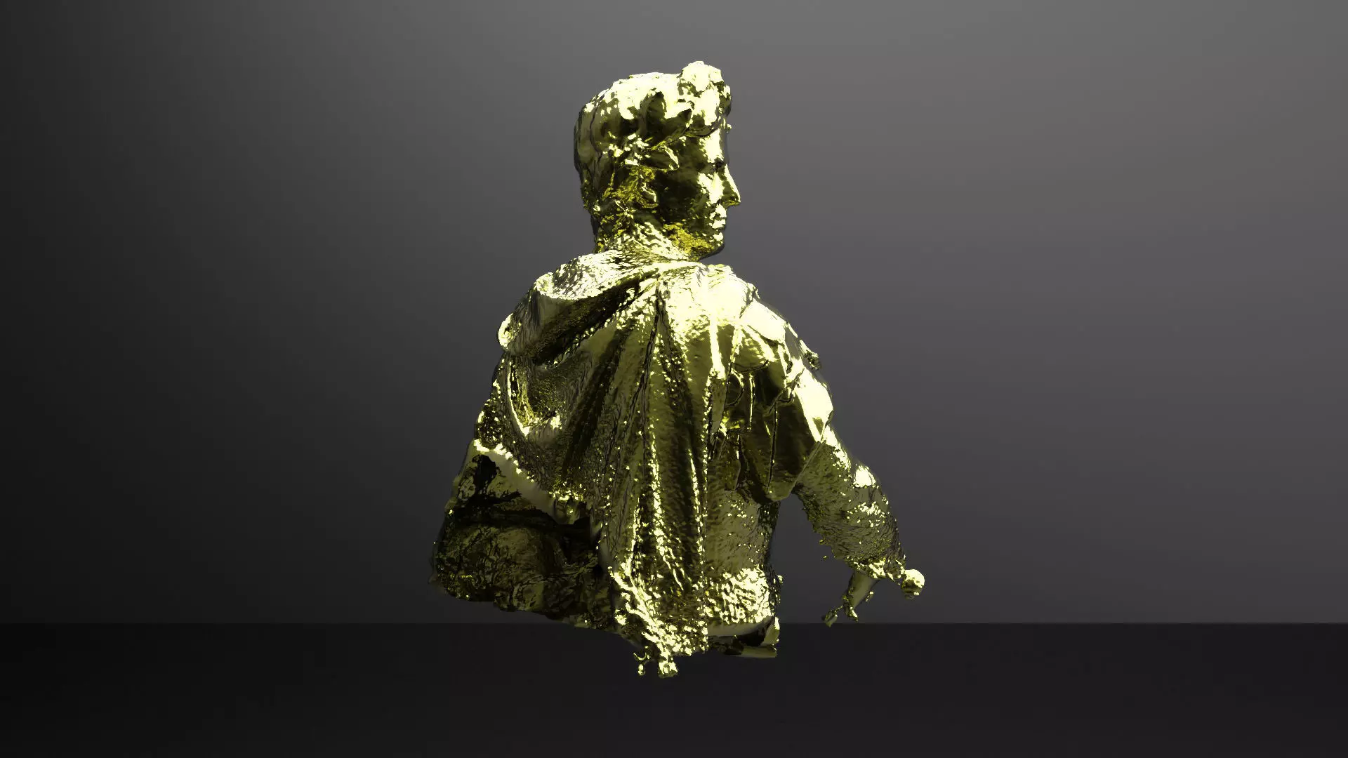 Caius Julius Caesar bust 3D model_0