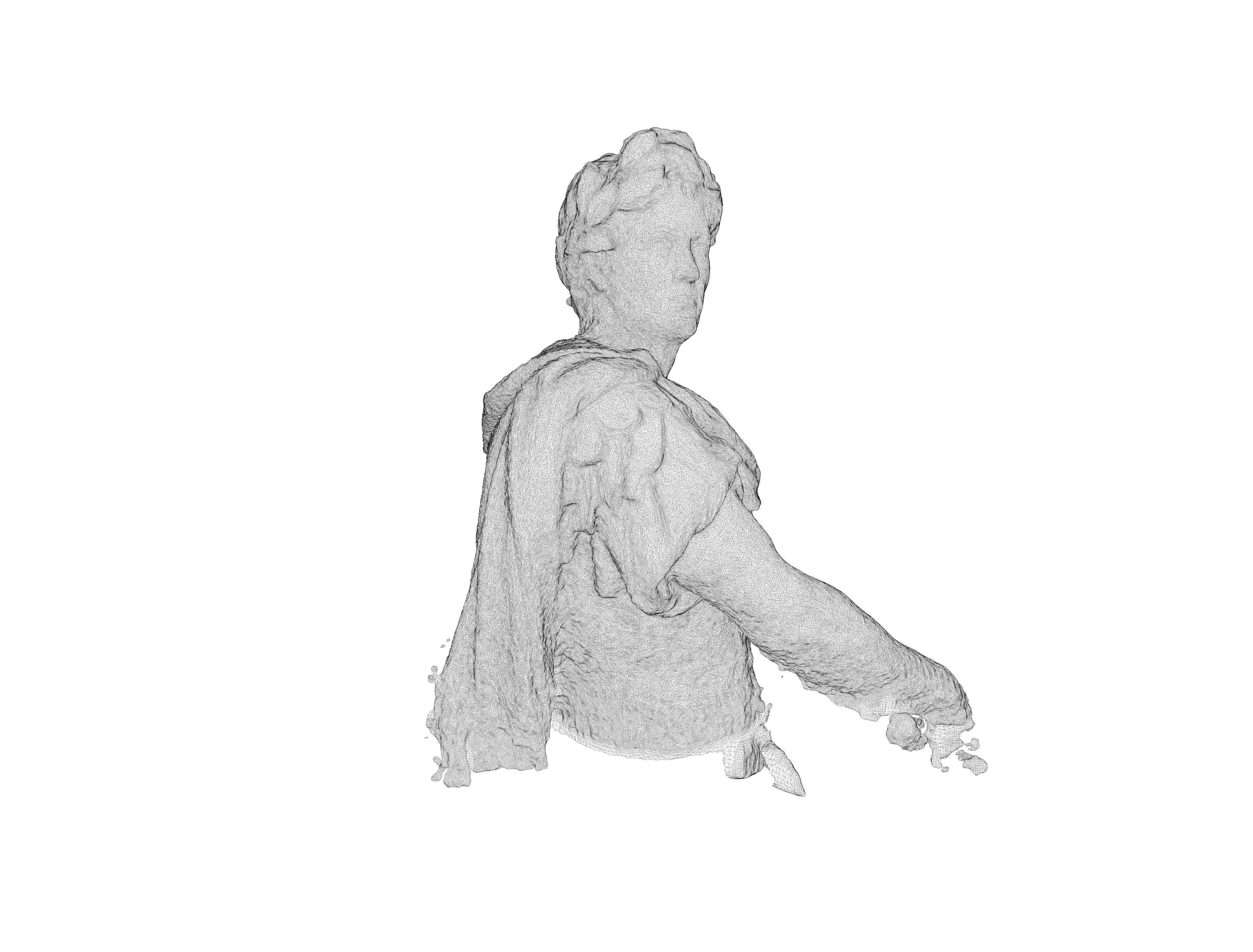 Caius Julius Caesar bust 3D model_12