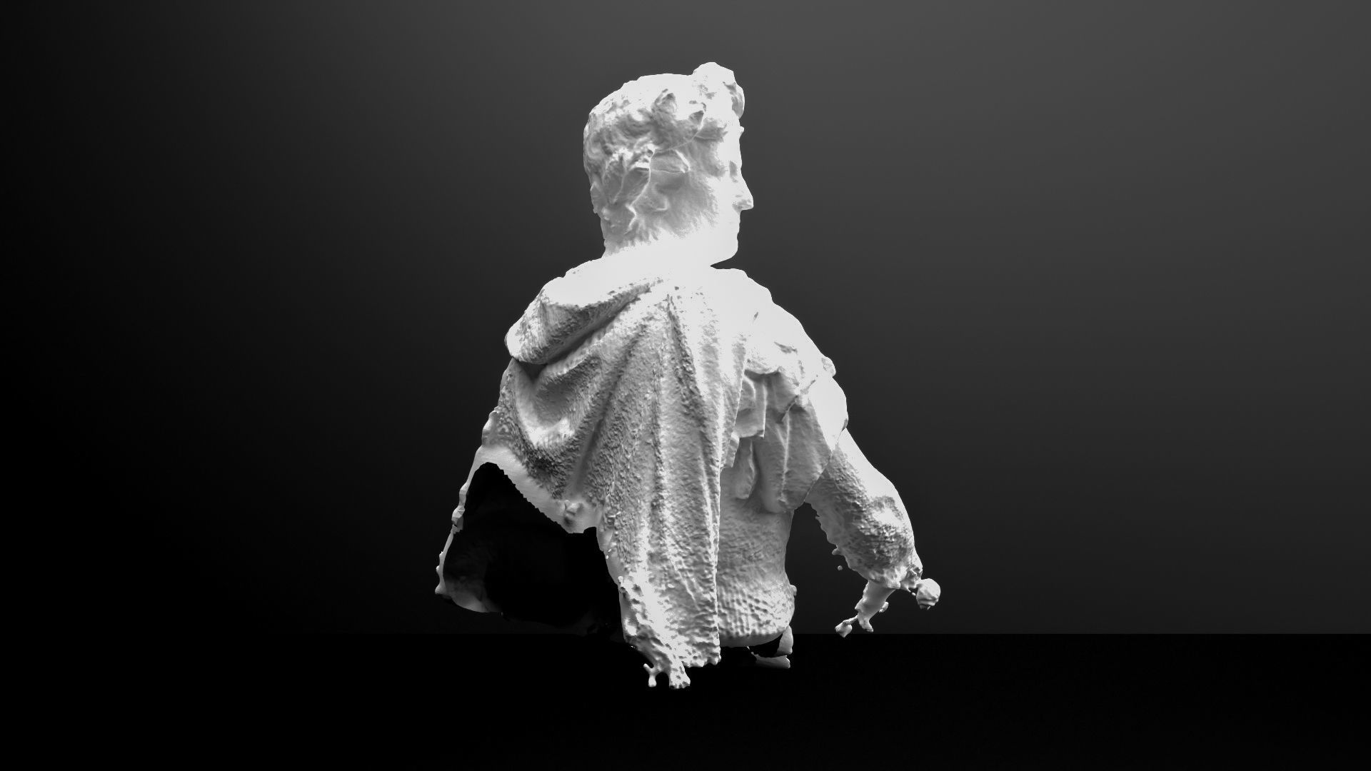 Caius Julius Caesar bust 3D model_7