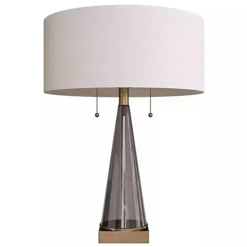 Adesso Tapered Glass Laura Table Lamp