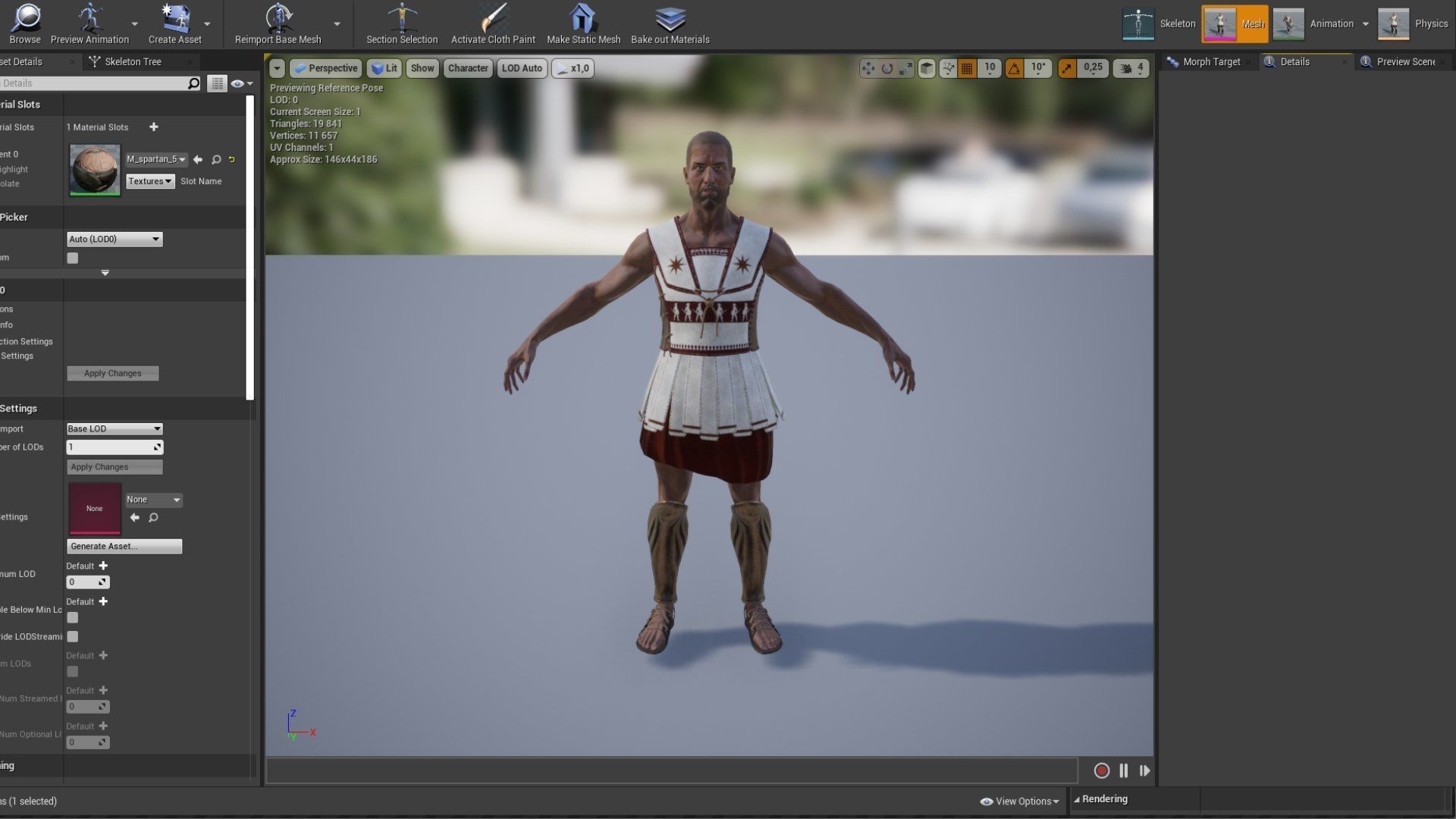 Spartan Hoplite Low-poly 3D model_23