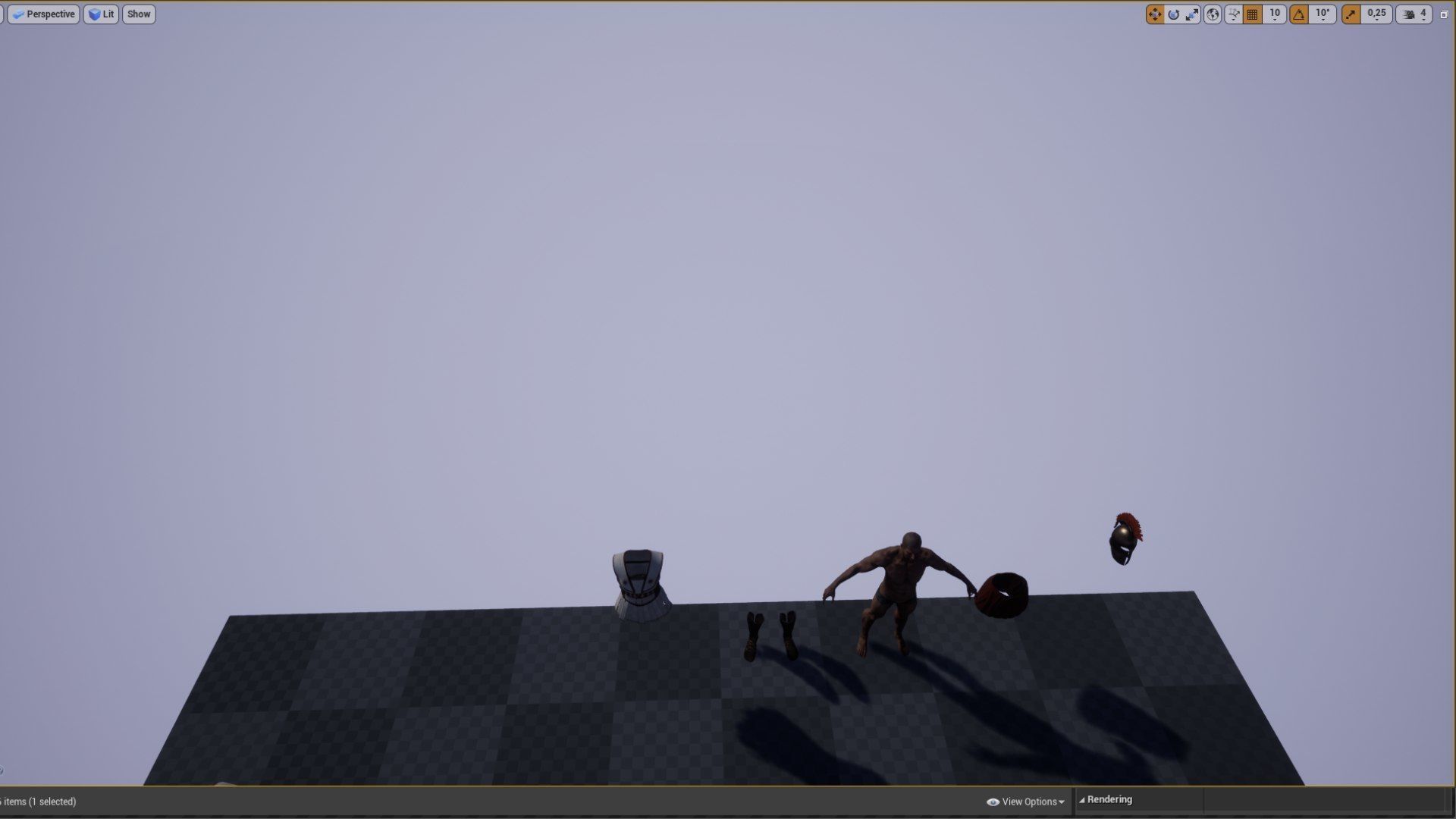 Spartan Hoplite Low-poly 3D model_24