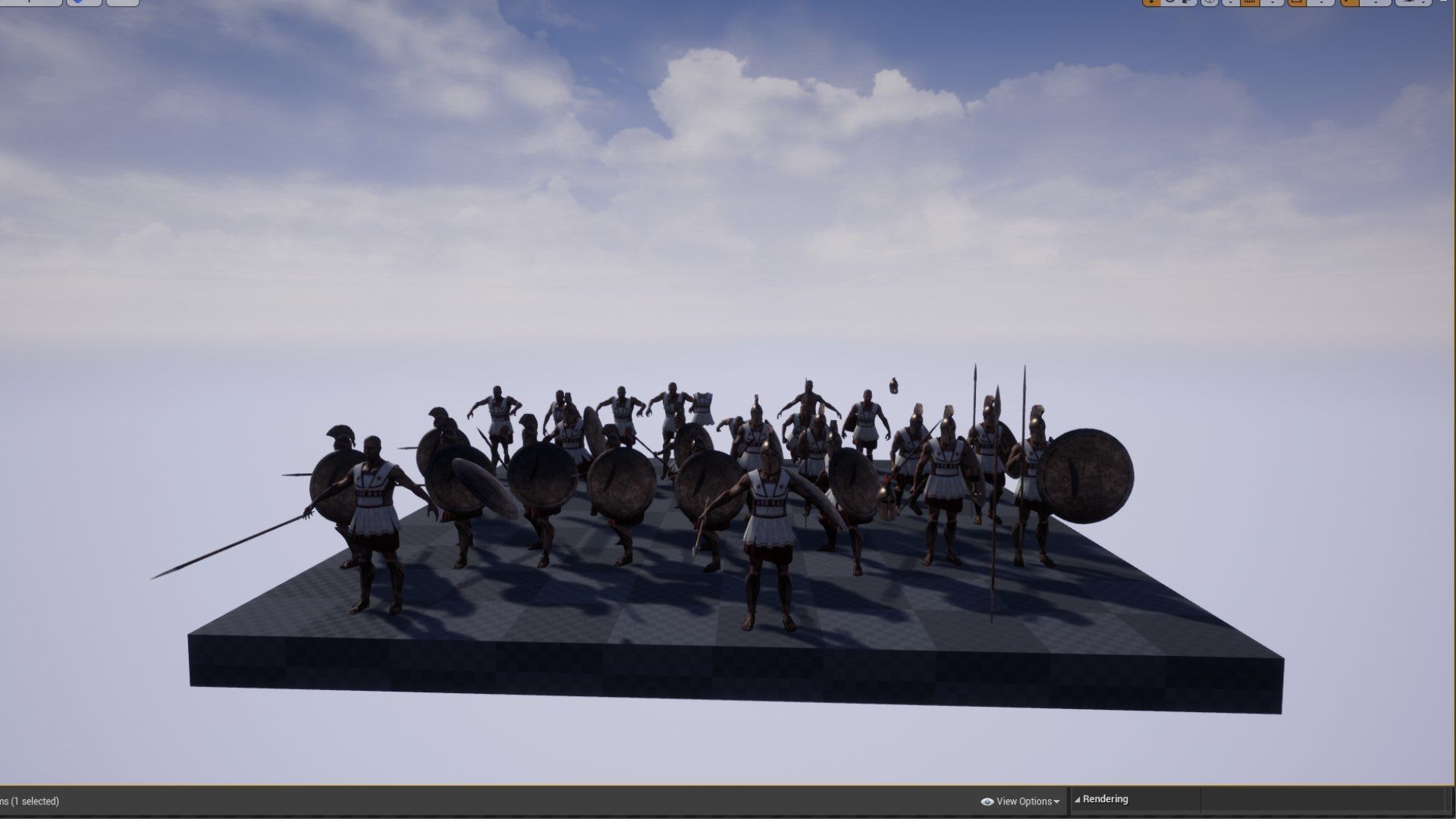 Spartan Hoplite Low-poly 3D model_20