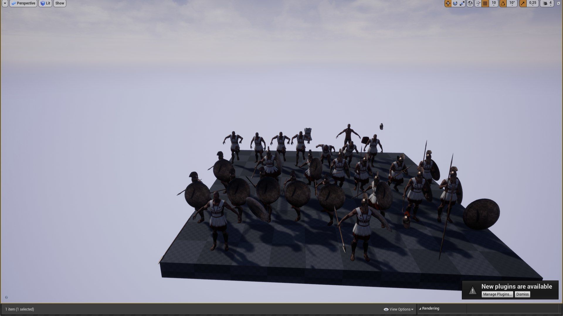 Spartan Hoplite Low-poly 3D model_21