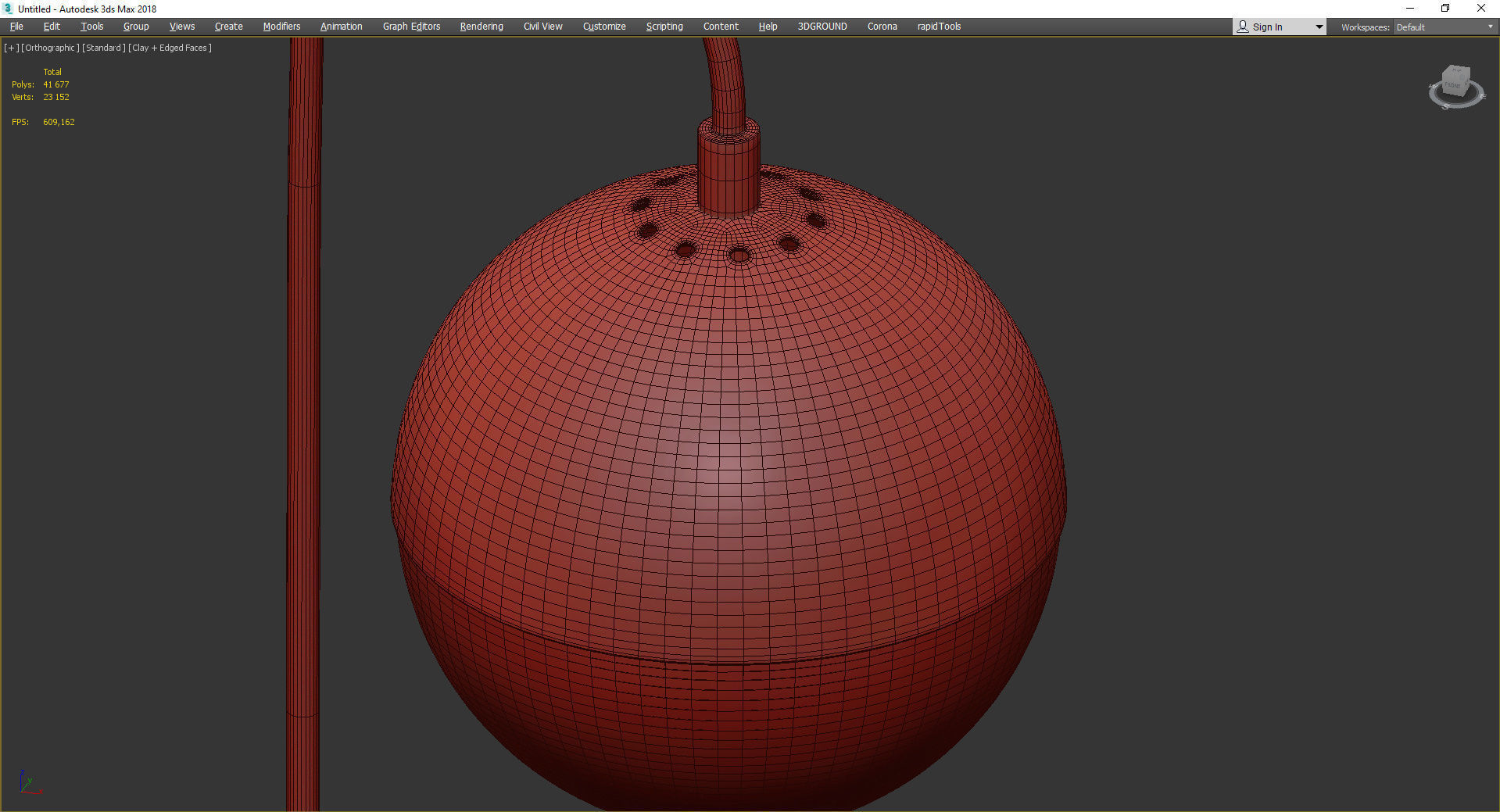 Nori Desk Lamp Low-poly 3D model_4