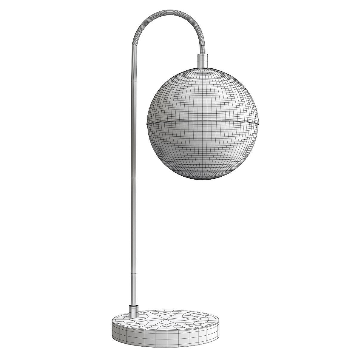 Nori Desk Lamp Low-poly 3D model_1