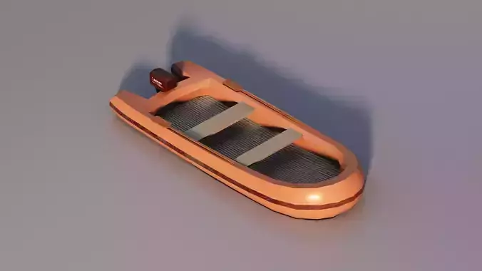 Lowpoly Rubber Boat