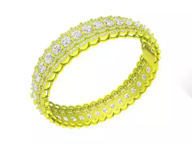 7305 luxury korean diamond women fashion band bangle