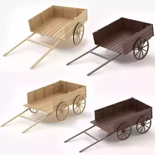 Old Wooden Carts Collection