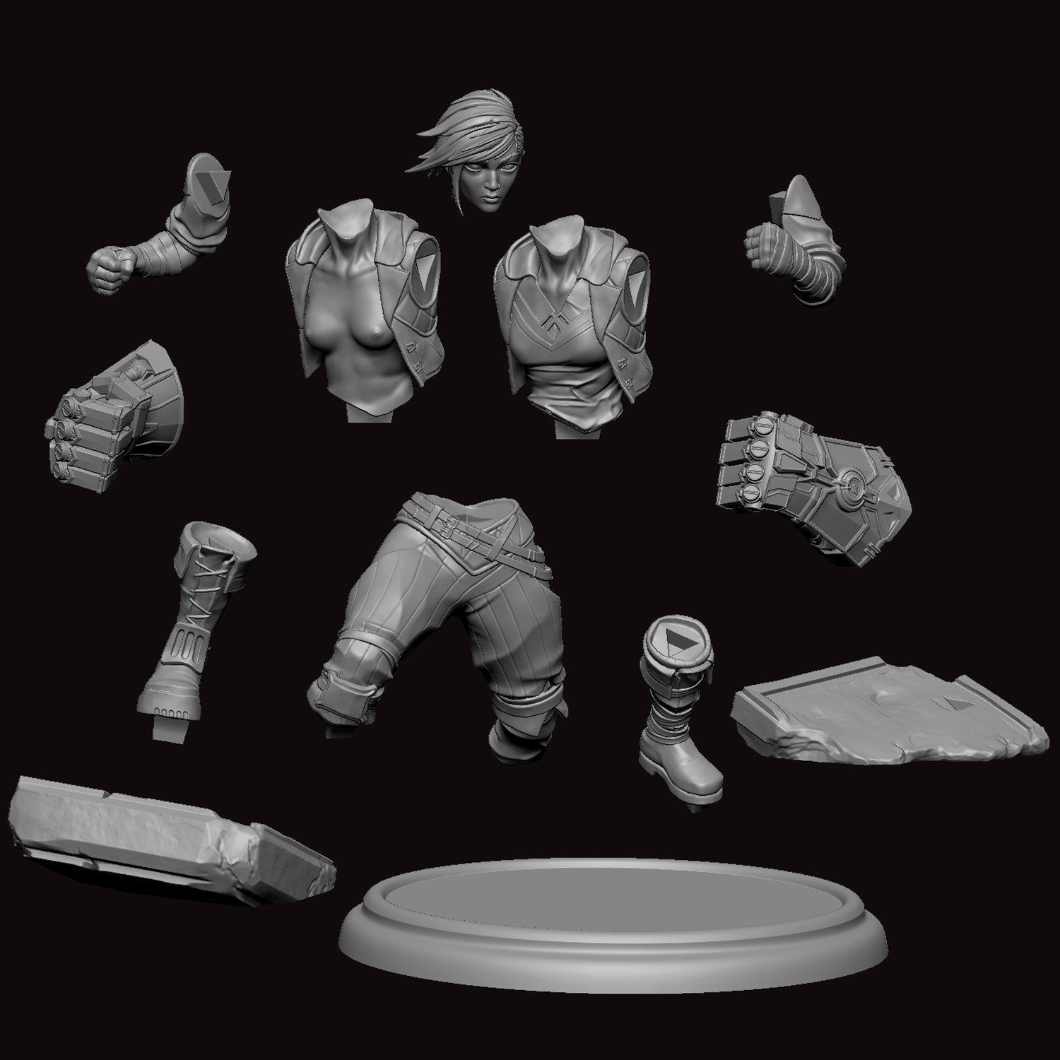 Vi Fan Art 3D print model_7