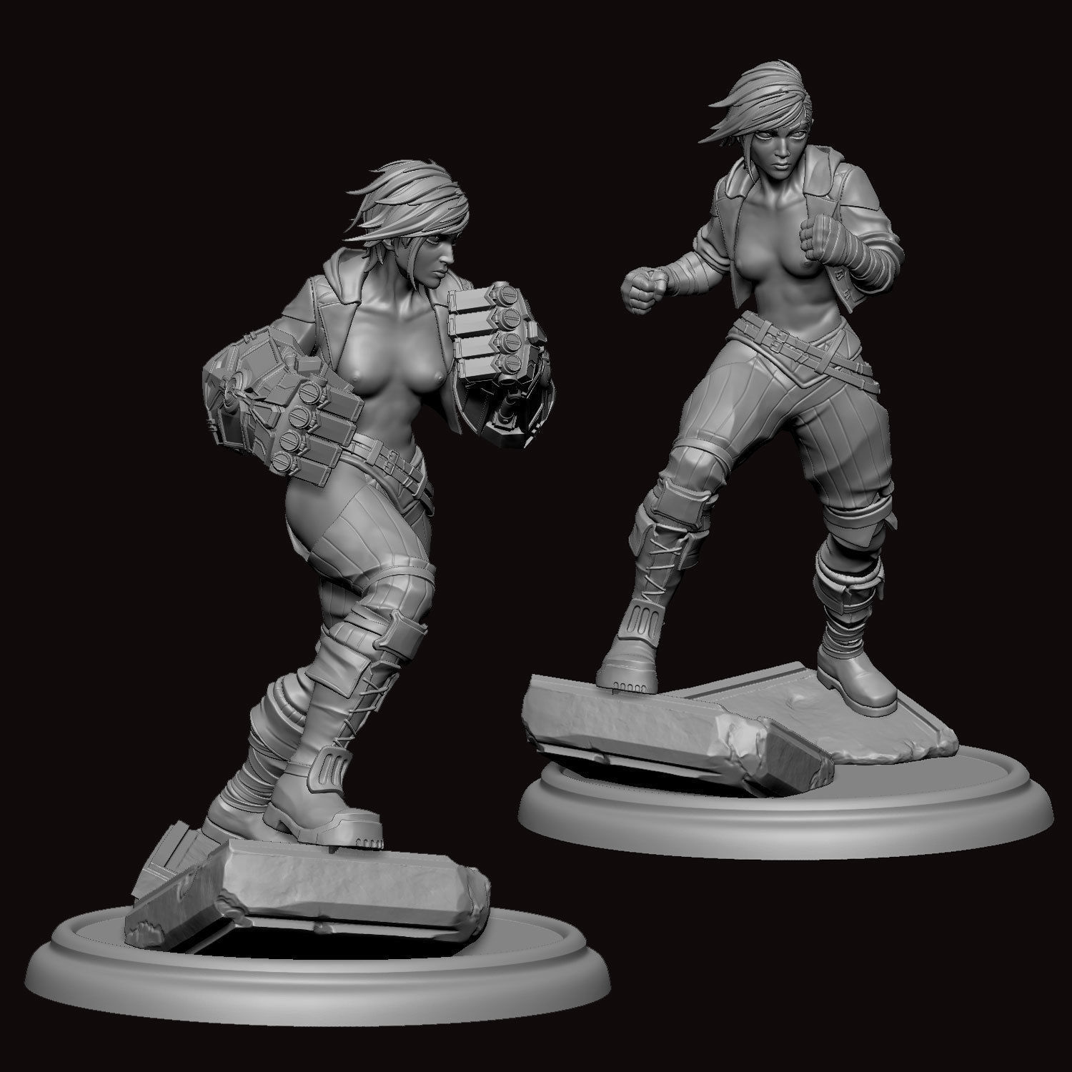 Vi Fan Art 3D print model_2