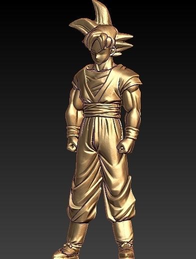 Goku Model 3D print model_6