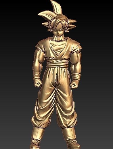 Goku Model 3D print model_1