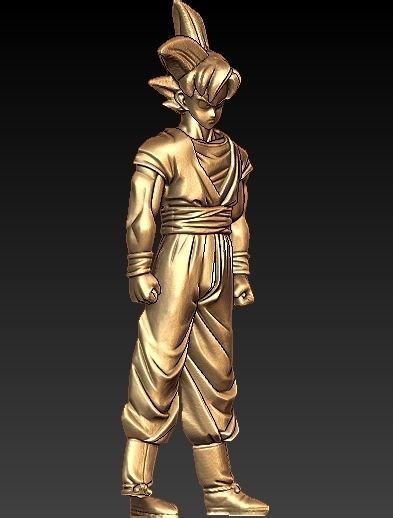 Goku Model 3D print model_7