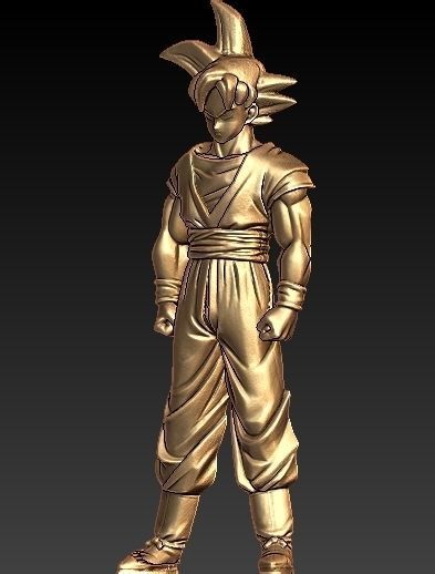 Goku Model 3D print model_2