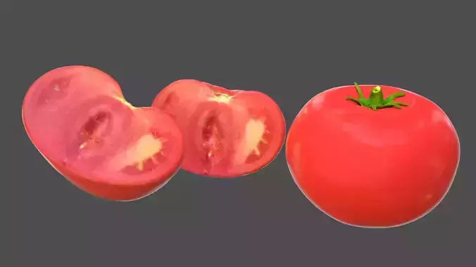  Vegetarian fruit tomato C4D Octane rendering model