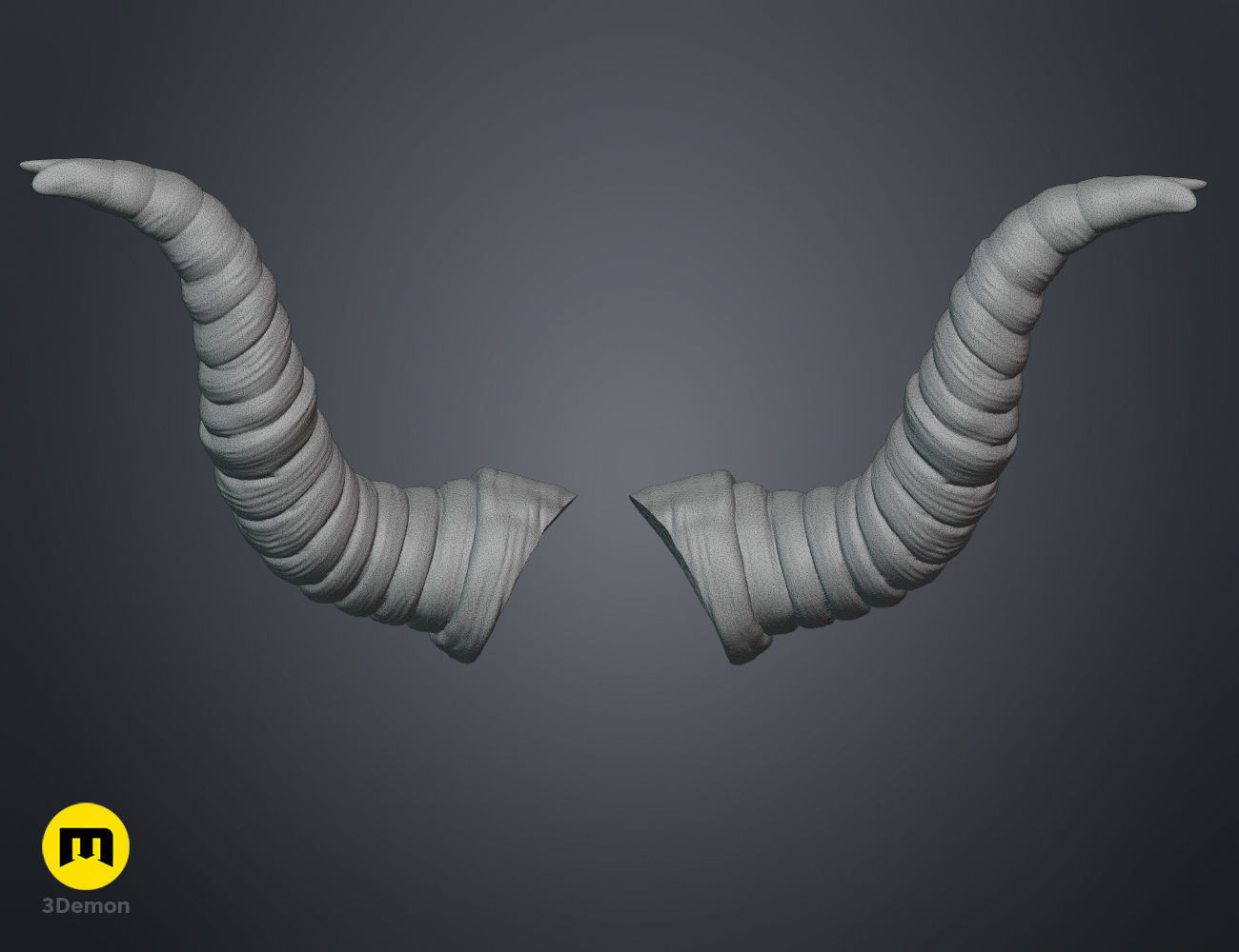 Beelzeboss Horns - Tenacious D 3D print model_15