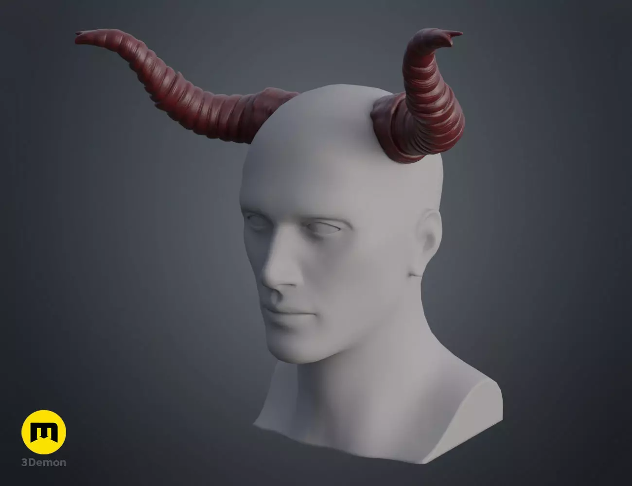 Beelzeboss Horns - Tenacious D 3D print model_0