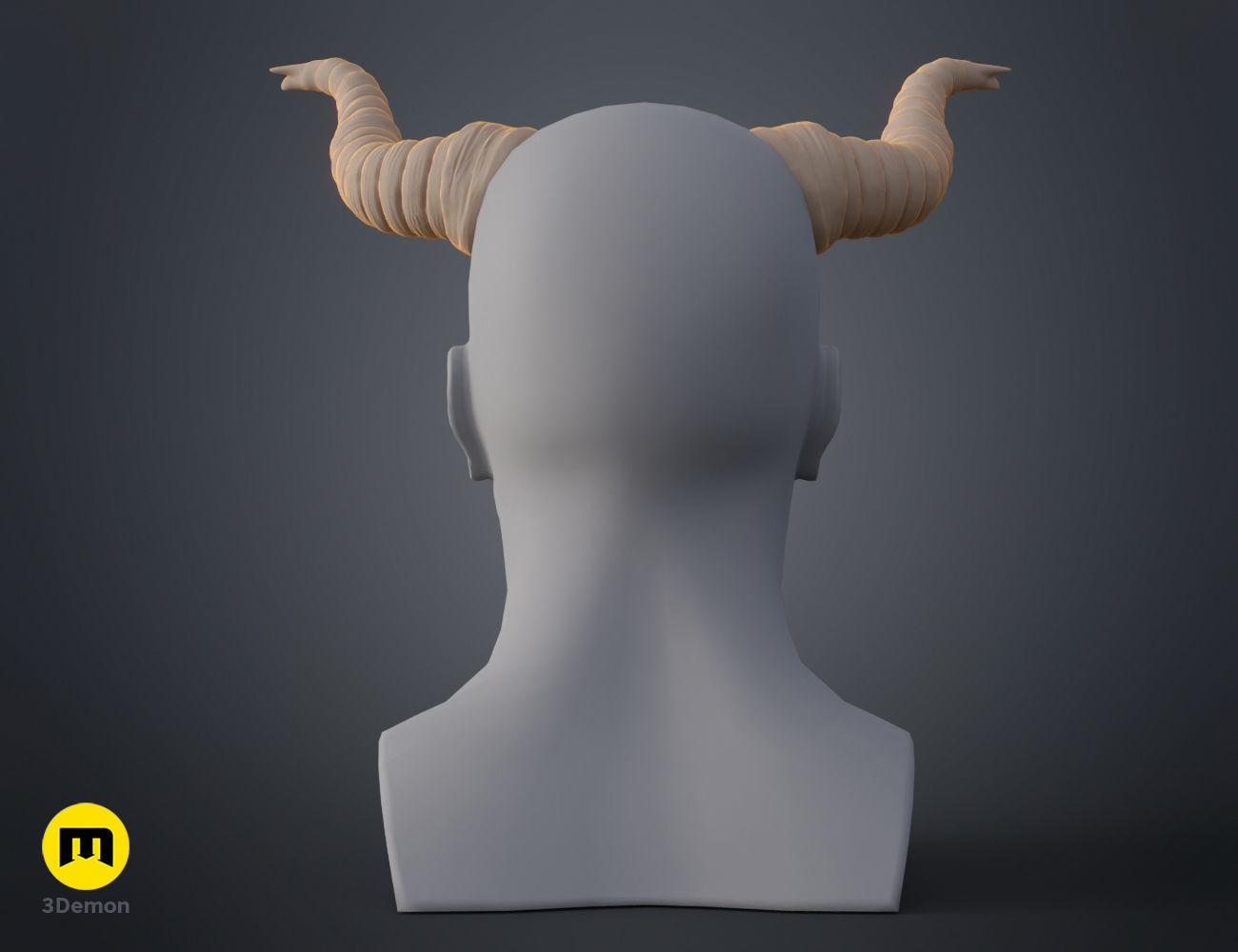 Beelzeboss Horns - Tenacious D 3D print model_11
