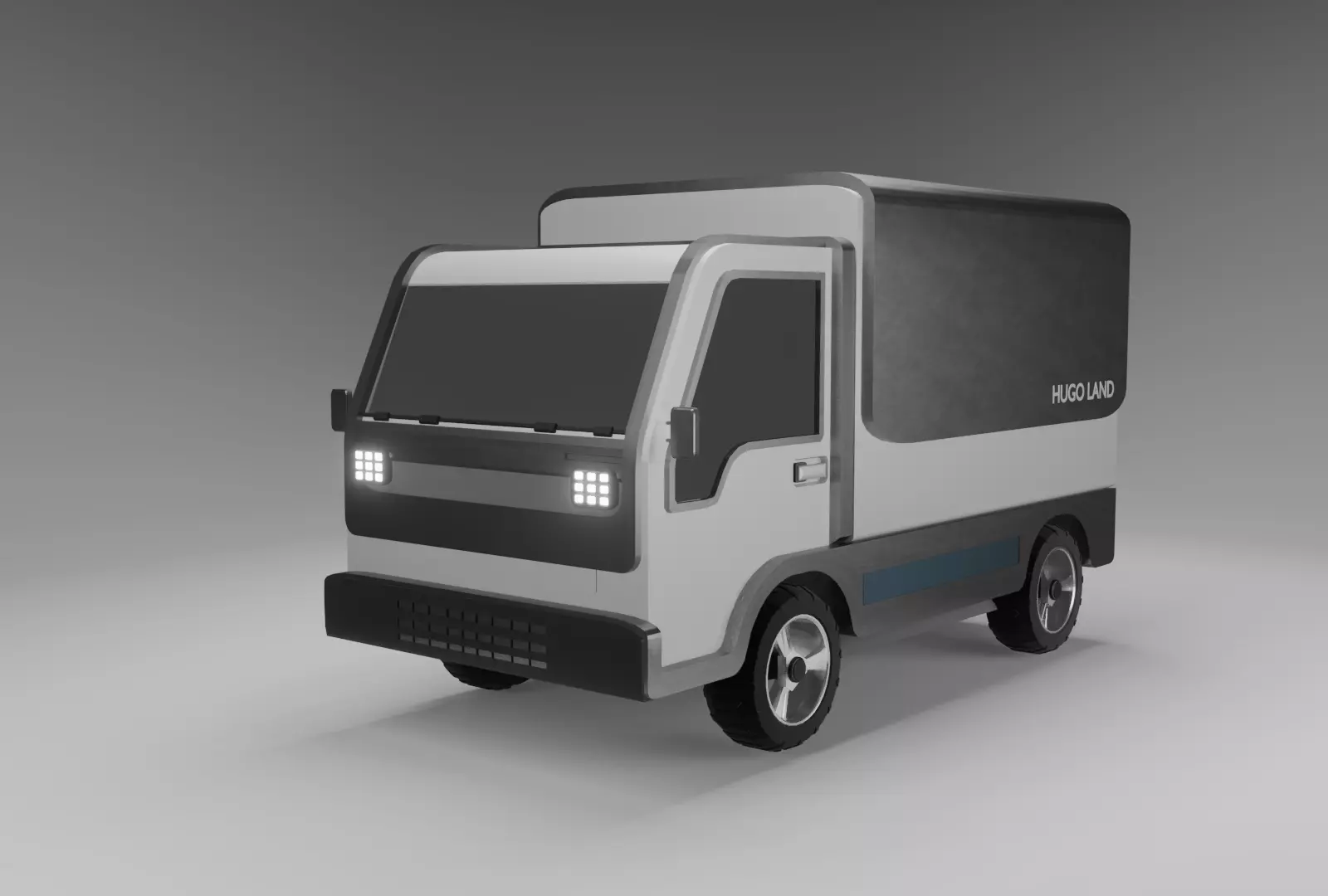 Car - Truck - Truck Eclectric - Van Free 3D model