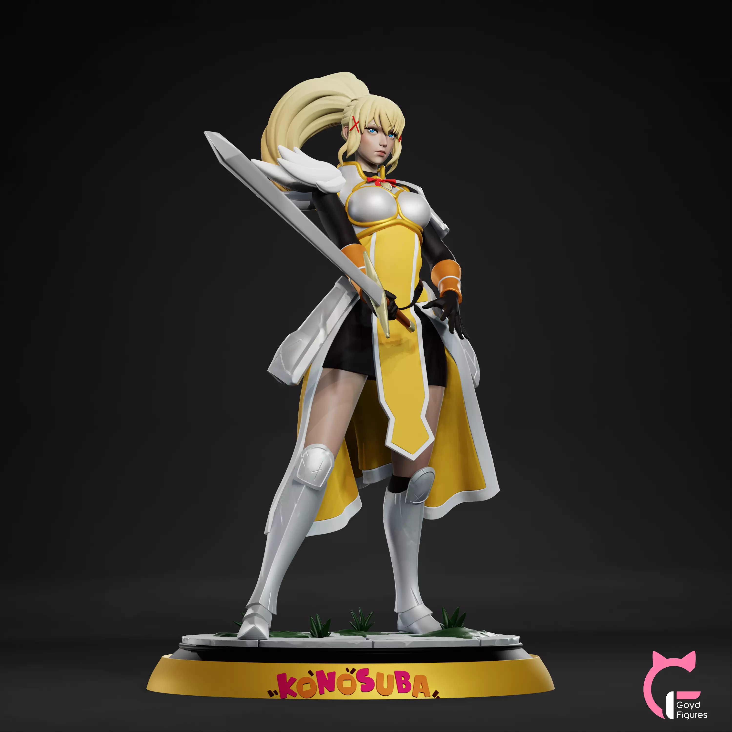 Darkness - Konosuba 3D print model_0