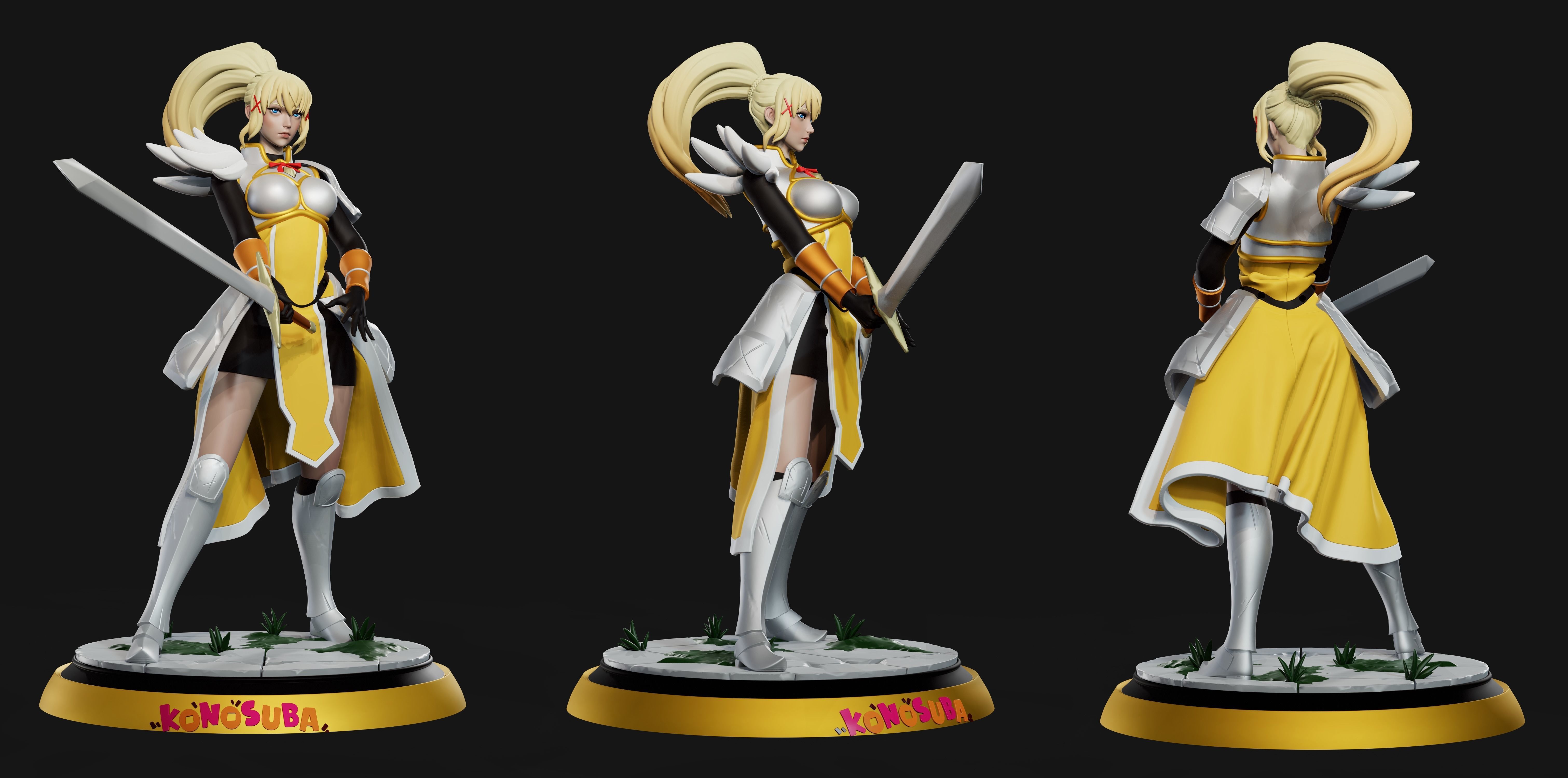 Darkness - Konosuba 3D print model_2