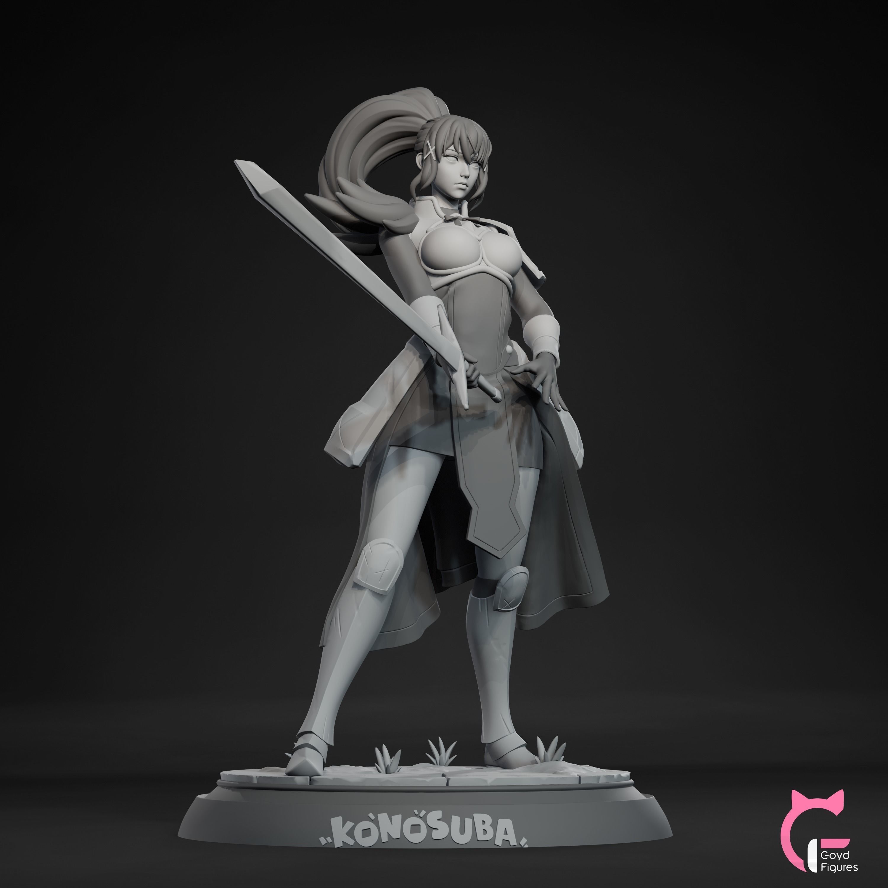 Darkness - Konosuba 3D print model_5