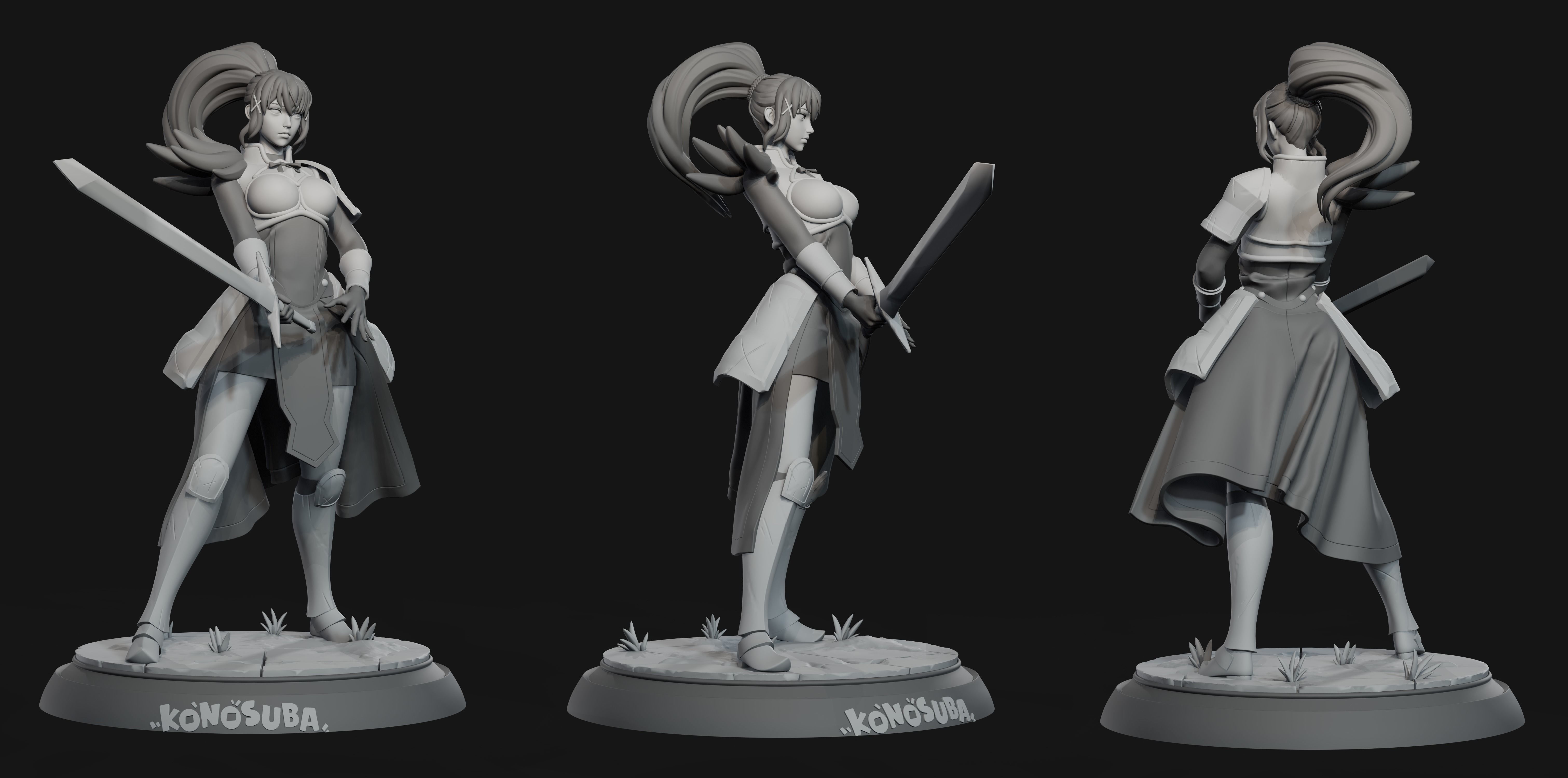 Darkness - Konosuba 3D print model_6