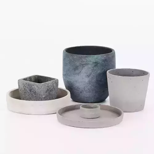 Small Concrete Planter Pack