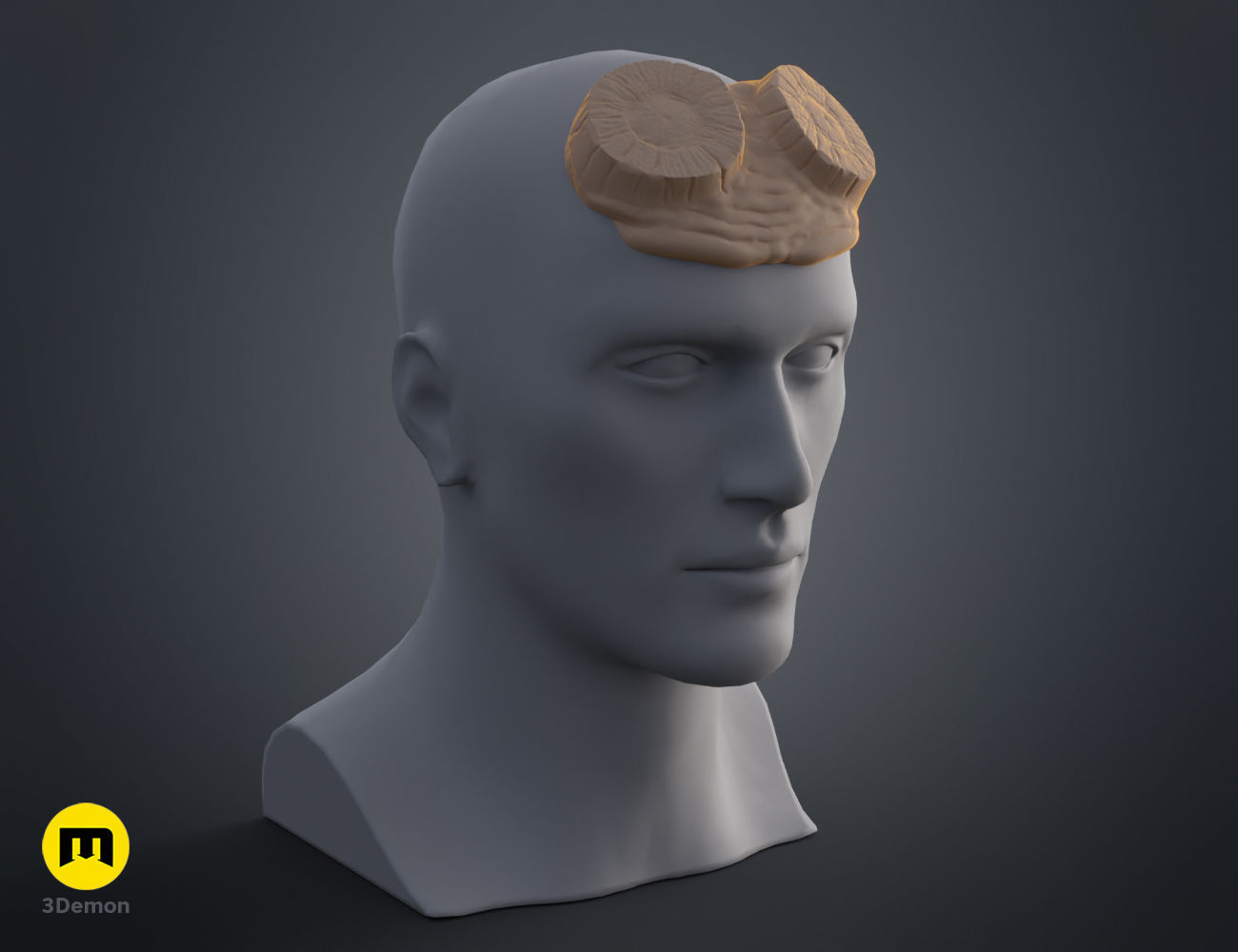 Hellboy Horns 3D print model_17