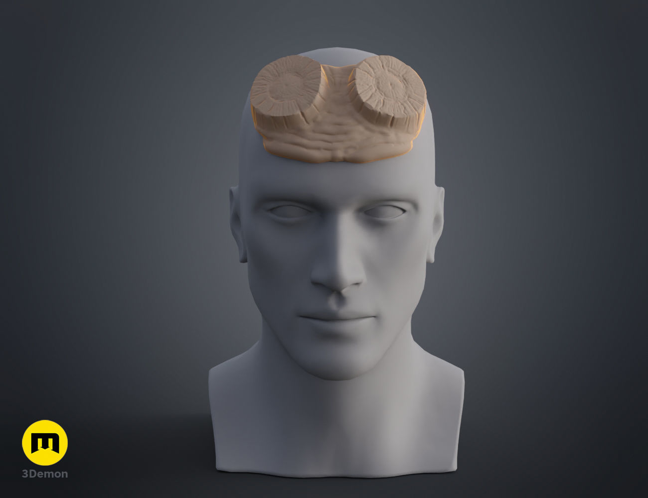 Hellboy Horns 3D print model_13