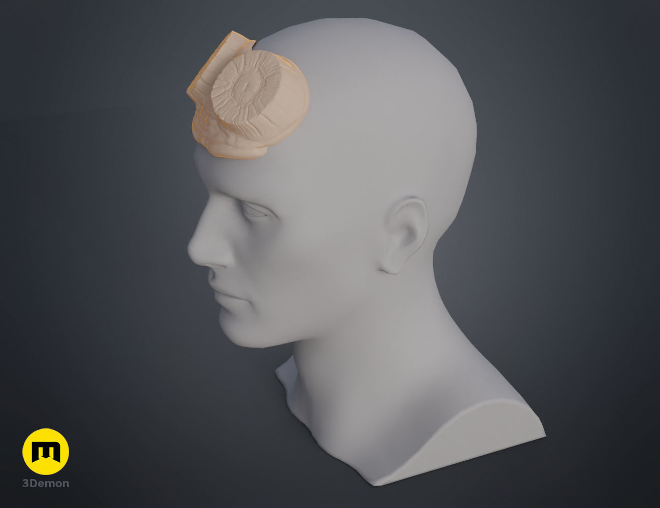 Hellboy Horns 3D print model_15