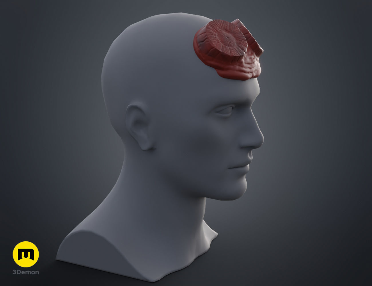Hellboy Horns 3D print model_14
