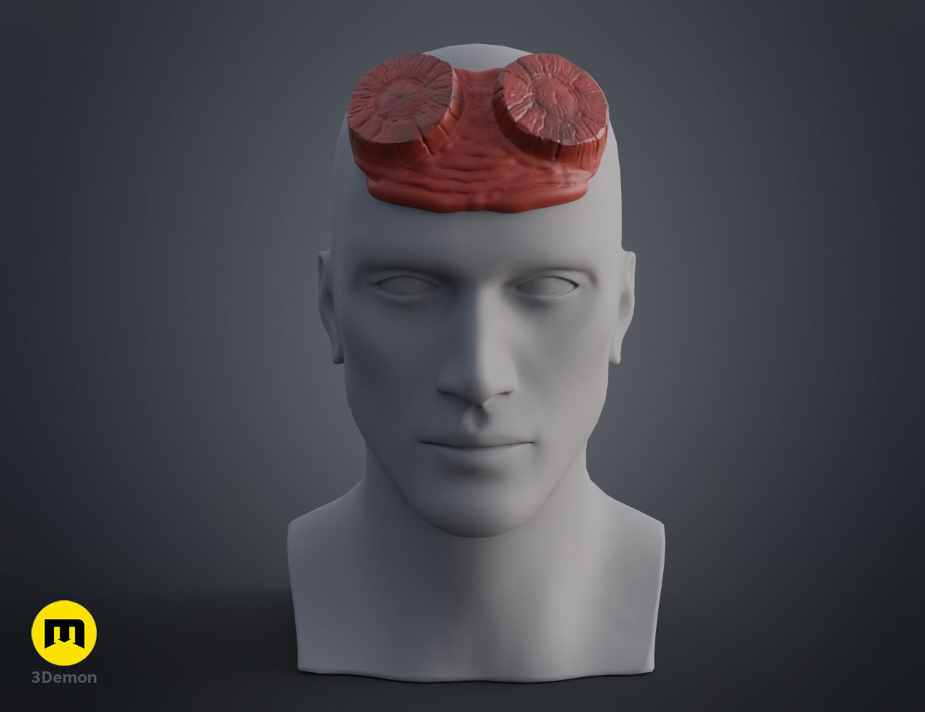 Hellboy Horns 3D print model_7