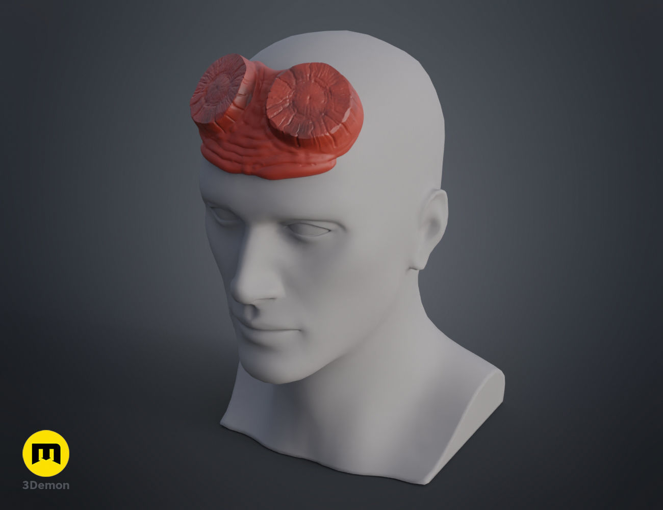 Hellboy Horns 3D print model_1