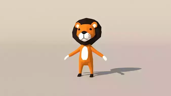 Character B094 Lion Cute 