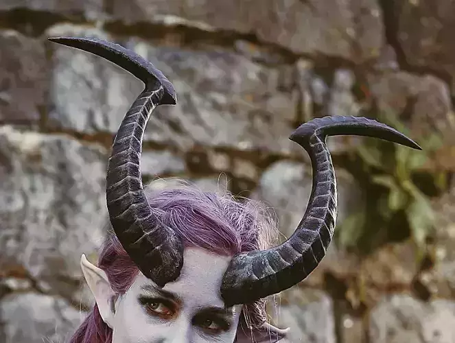 Tiefling horns BG3 3D print model Tiefling horns BG3 3D print model