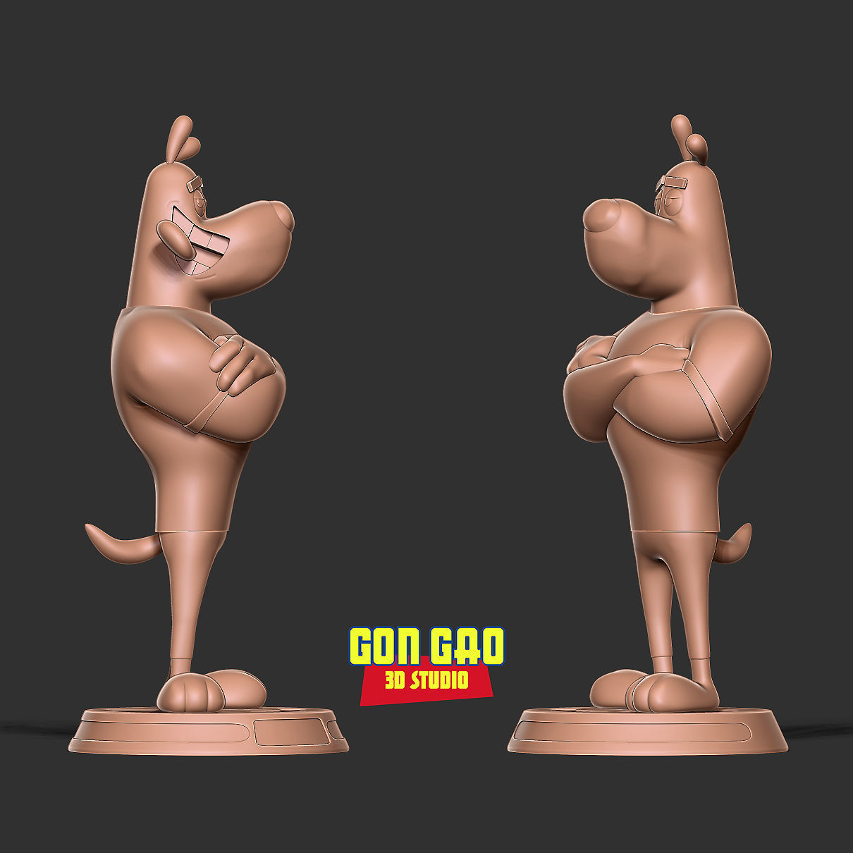 Dudley Puppy 3D print model_4