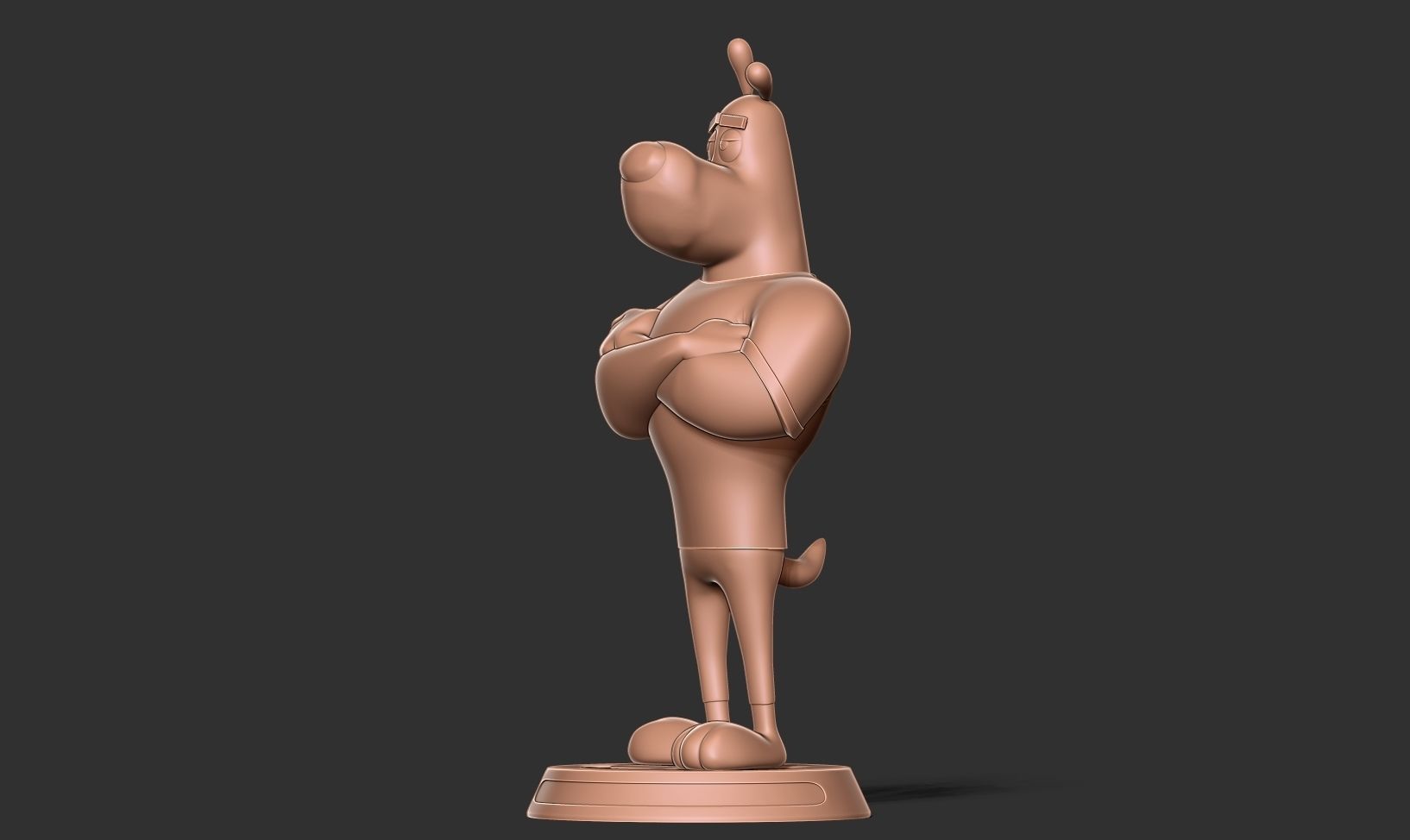 Dudley Puppy 3D print model_13