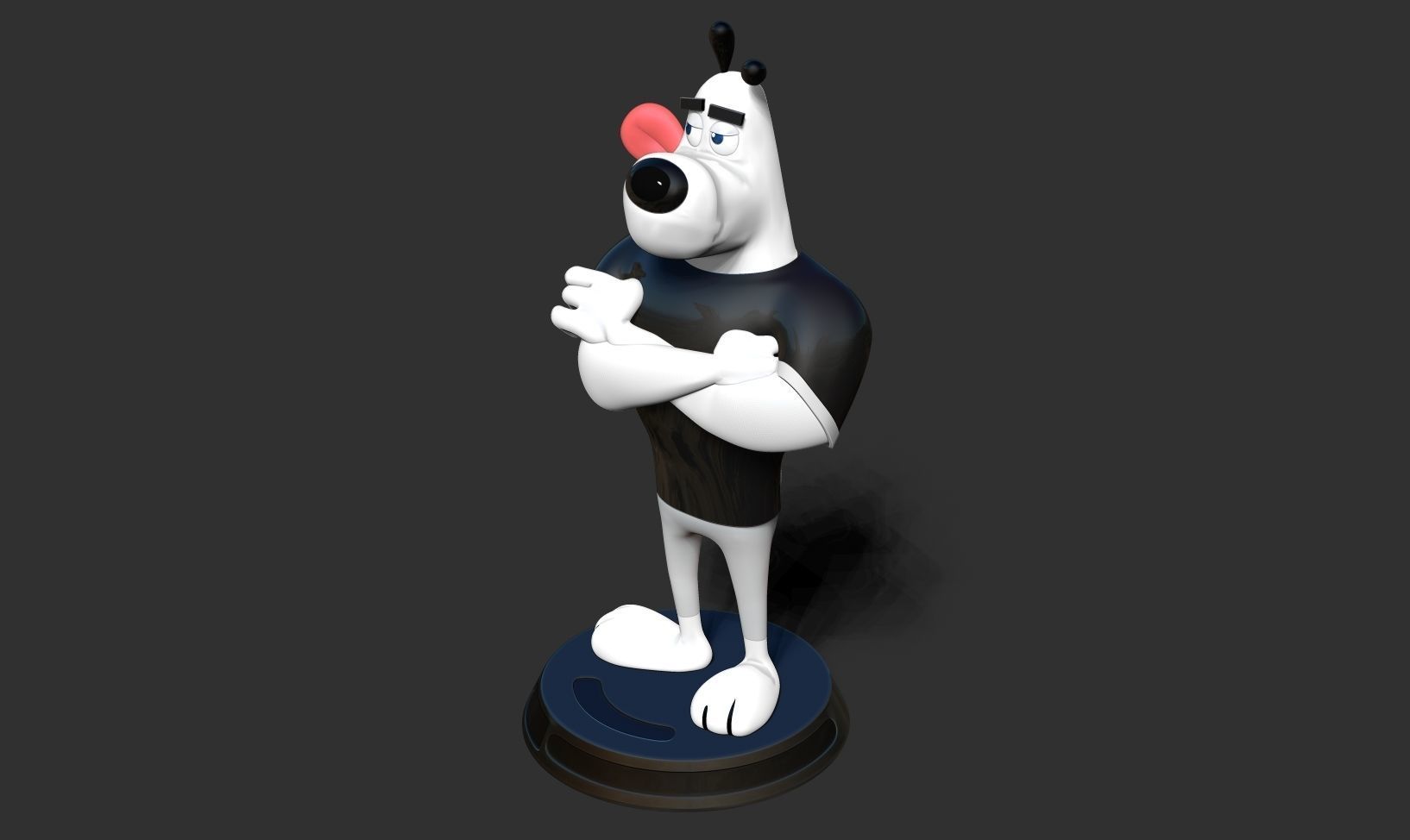 Dudley Puppy 3D print model_18