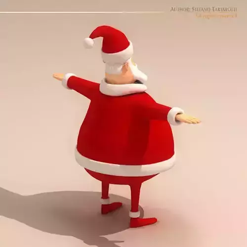 Santa Claus Cartoon Character