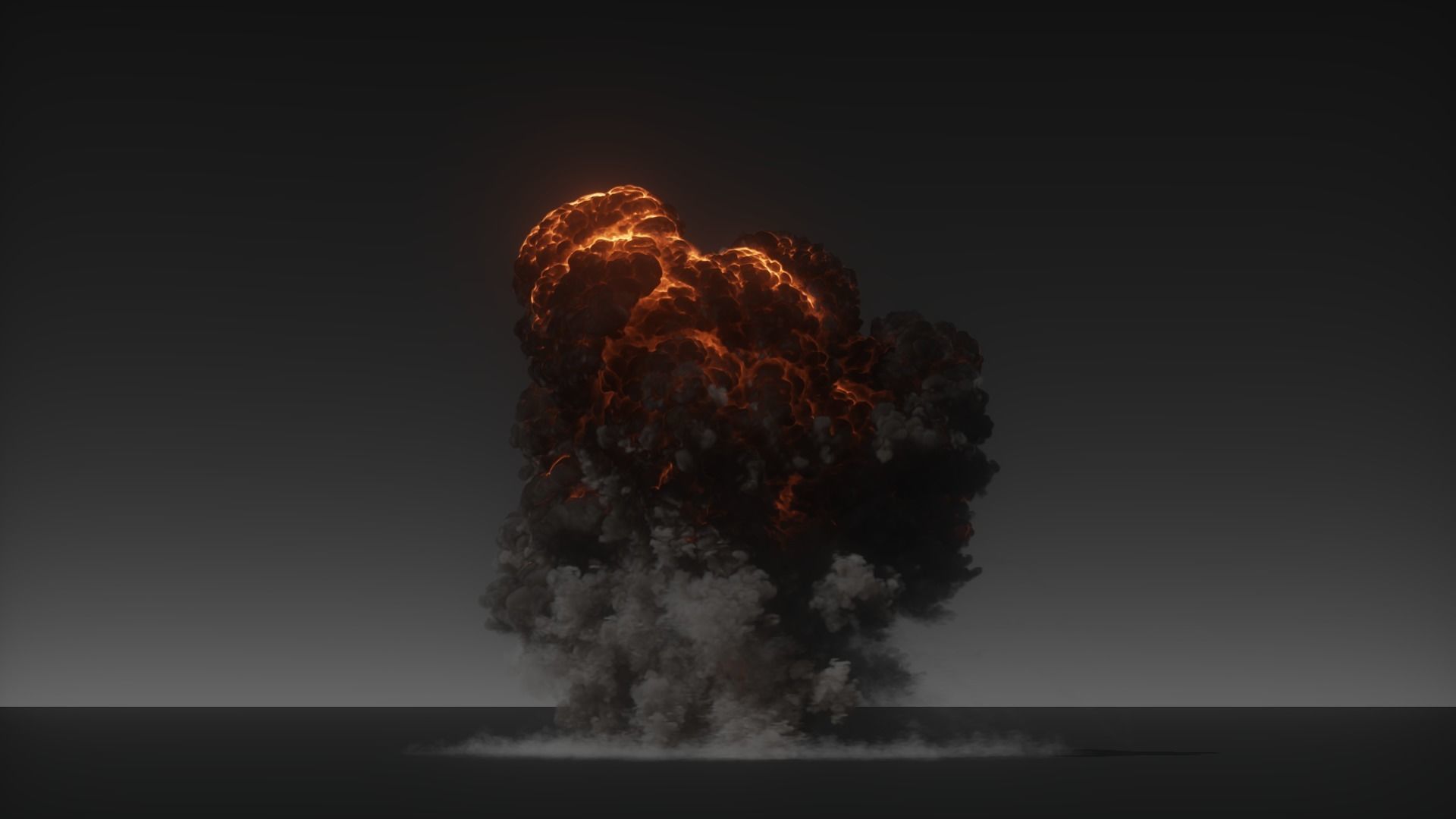 Big 3D Explosion Animation 3D model_10